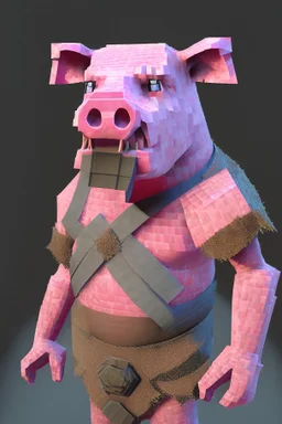 make this pigman a skeleton