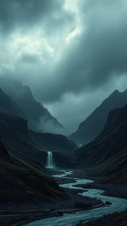 land slides with dark theme