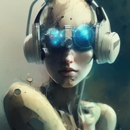 Makita power tools, watercolor illustration, futuristic, stream punk <agnes cecile> <Yoji Shinkawa>