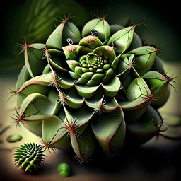 make realistic photo on: mathematical plant