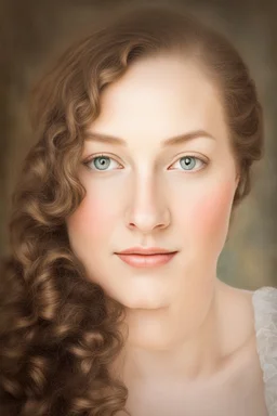 Portrait of a renaissance woman boticelli style