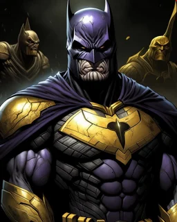 The combination of Batman and Thanos