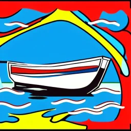 boat pop art