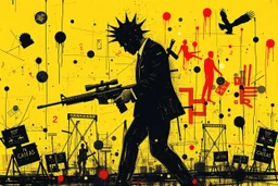 this isnt a game this is financial warfare style of basquiat x pollock