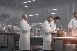 علماء يعملون في المختبرات