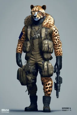 Bf4 russian engineer but it's furry cheetah