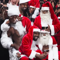 kanye west santa clause