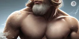 Ignore NSFW, An rugged attractive slightly muscular fantastic handsome man, hairy chest, (((visibly pisssing))) briefs, large erect visible boner peniss, photorealistic, artist Jay Anacleto