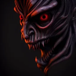 A dark demon, darker colours,highly intricate, Realistic photography, incredibly detailed, ultra high resolution, 8k, complex 3d render, cinema 4d.