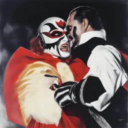 Mil Mascaras vs. vampire Dracula