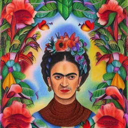 frida khalo fantastic drawing