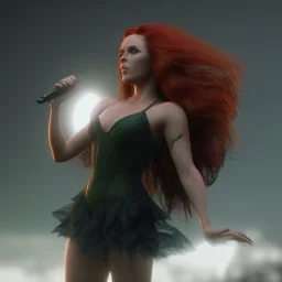 simone simons vocalist with poison ivy body