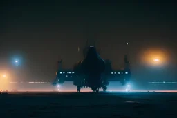 ночь посадочное поле космодрома вблизи много шатлов и космических кораблей стоящих рядом друг с другом фото реалистичность 4к