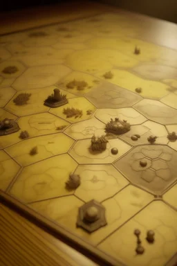 a hexagon map of a fantasy kingdom in old parchment hanging on the wall, bokeh like f/0.8, tilt-shift lens 8k, high detail, smooth render, down-light, unreal engine, prize winning