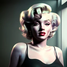 Realistic image portrait, Marylin Monroe, highly detailed, concept art, unreal engine 5, ray tracing, RTX, lumen lighting, ultra detail, volumetric lighting, 3d, finely drawn, high definition, high resolution.