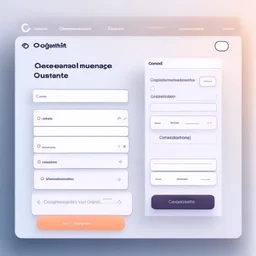 Create a user-friendly onboarding and registration interface that guides users through the process smoothly. Focus on clear and intuitive form design, ensuring that users can easily input their name, email address, and password.