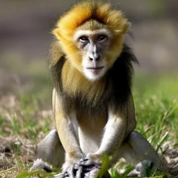 lion monkey