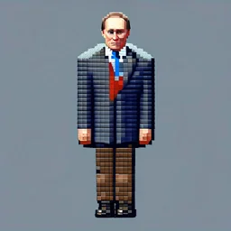 President putin in the Kremlin cuerpo completo piernas zapatos detallada obra de arte 4k traje corbata arte pixel coherente proporcionado