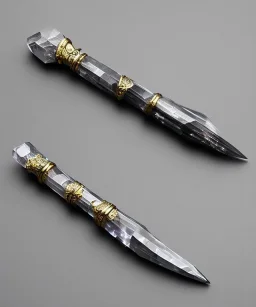 healing quartz crystal shaped as dagger