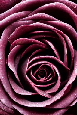 Abstract Close up of a black rose, inside the rose is a faint image of a beautiful woman, highly realistic, Gothic, sad, 8k quality, abstract background