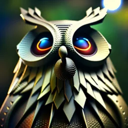 intricate details, realistic, octane, unreal engine, portrait, natural lighting,zoomed out + portrait, volumetric lighting, shiny,extreme detail, Photorealism, High detail, Hyper realistic Owl in forest, macro lens blur,abstract paint, sharp,eos5d mark 4, ef 85mm 5.6, focus, trending by artstation