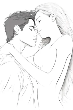 Style: image transformation with changing features, standing, intimate feelings and kissing, high realism, realistic relationship features, professional details sexually realistic, person for can give it back to the daughter is sick and forth with the Style of fantasy havesexactly how it