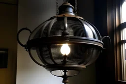 hangende grote lamp met beweging en tanden