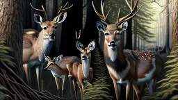 the deceased deer's family stalks company