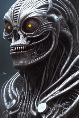 evil berserker, alien, tron, bitcoin eyes 8k, finely detailed, photo realistic, gothic, hr giger