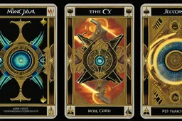 Combination Tarot Card, Playing Card, and Business Card