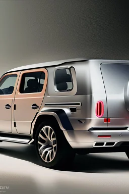 Bugatti G-Class Fusion, Photorealistic, 4K, Rear View