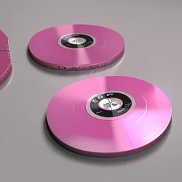 Pink CD-R design