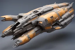 starship modeler scratch build spaceship in the style of Chris Foss