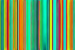 minimal clean thick vertical lines each line has different colour creating nice colour gradients representin modern summer