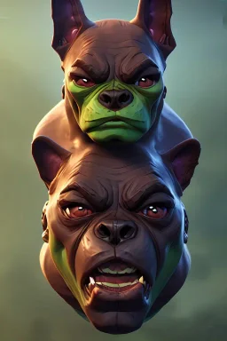 alien french bulldog musculature hulk body HD strong french bulldog hulk marvels Warcraft 64k