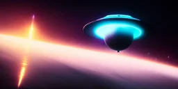 extra-terrestrial, 8K, photo realistic, highly detailed, lught ufo, light colors