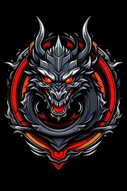 logo emblem car, monster dragon