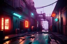 Cyberpunk alley mafia cocain