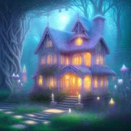 house of fairies like a dream within a dream within a dream pastel colors