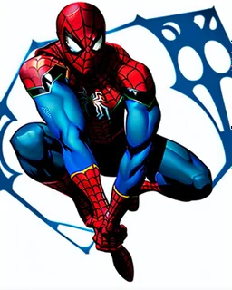 spider-man as DC blue lantern