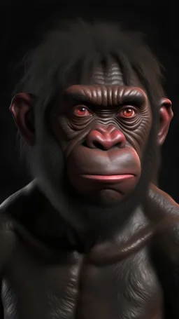 realistic hominid homo erectus