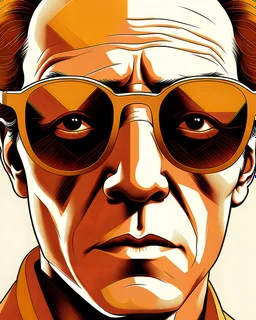 Gustavo Petro Francisco Art illustration sunglasses