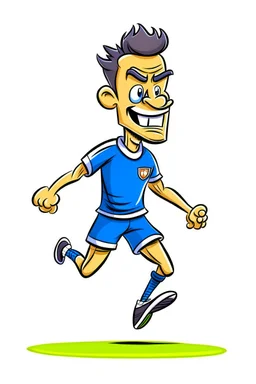 Anthony Gordon English soccer player cartoon 2d