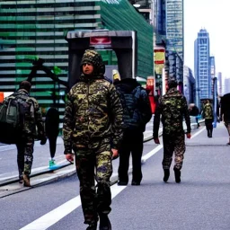 Camouflage for urban setting