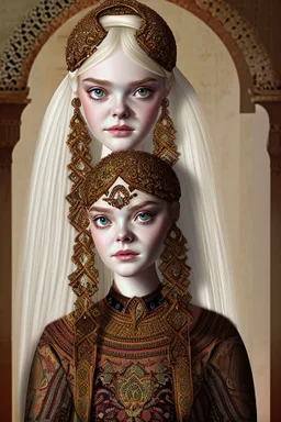 elle fanning ancient Iran An idea from head to toe