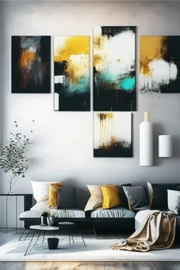 modern home decor canvas wall art