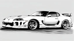 toyota supra without color