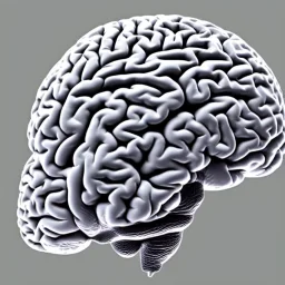 brain front view
