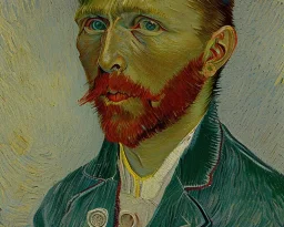 Portrait of a computer by Van Gogh