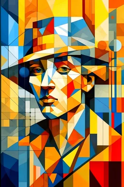 Sensermaker and statistics in cubism style